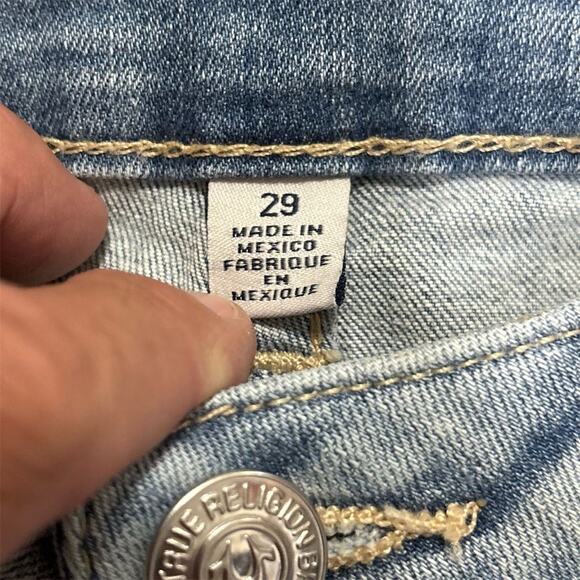 True Religion Women's‎ Bootcut Jeans Size 29 Blue Medium Wash Denim - Picture 6 of 9
